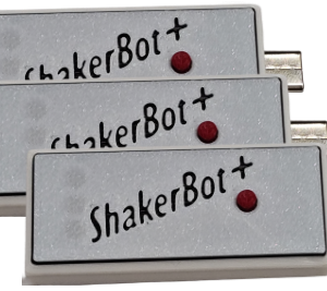 ShakerBot+ hardware mouse jiggler with protective case — 3-unit bundle